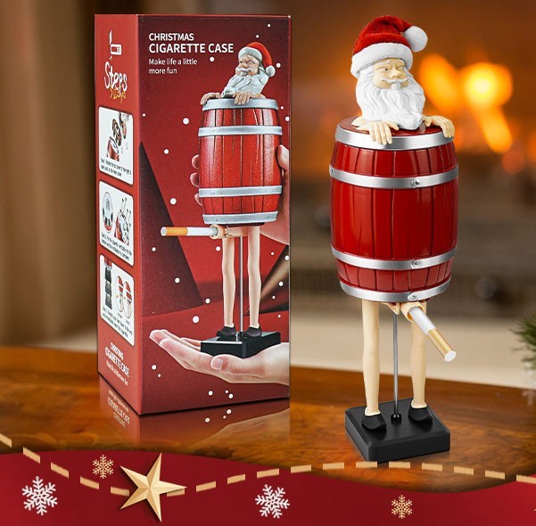 Naughty Santa Cigarette Dispenser – Hilarious NSFW Cigarette Dispenser